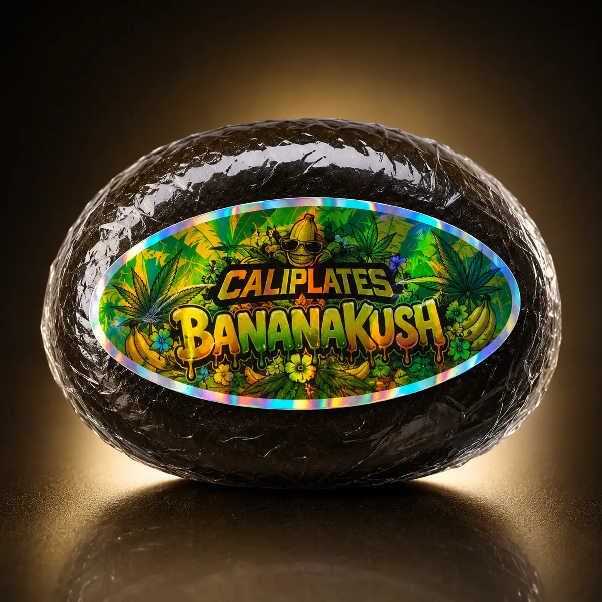 Photographie officielle de la plaquette Banana Kush Cali Plates